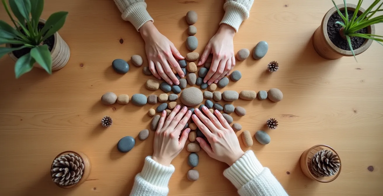 Paar plant gemeinsame Zukunft mit Werten als Fundament