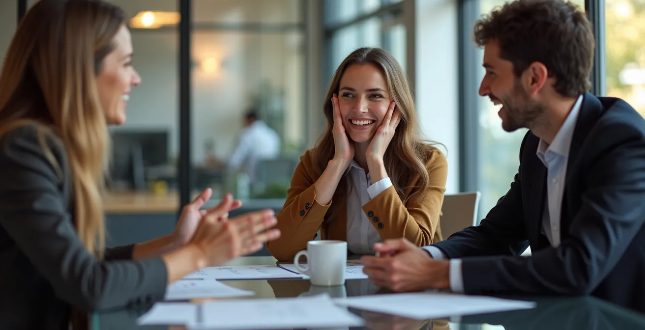 Menschen in kollegialer Interaktion entwickeln gemeinsam Soft Skills