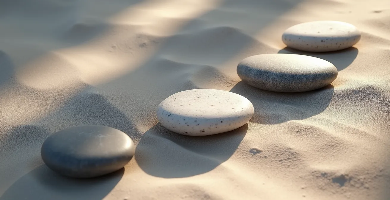 Visueller Prozess der vier Schritte der Gewaltfreien Kommunikation